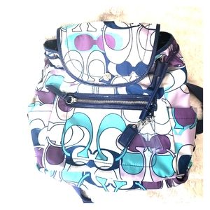 Coach mini/medium backpack
